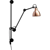 DCW éditions Applique Murale , Lampe Gras 210 Round, Noir, Salon / séjour, Métal, Design