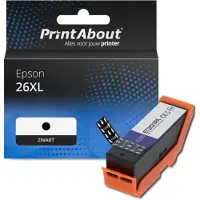 PrintAbout Cartouche compatible pour Epson 26XL (C13T26214012) - Noir - Grande capacité