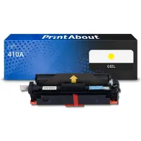 PrintAbout Toner compatible pour HP 410A (CF412A) - Jaune