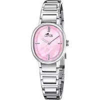 Lotus Montre à affichage analogique rose