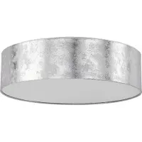 Beliani Plafonnier polycone argenté ø 45 cm Luminaire boho salon chambre à coucher