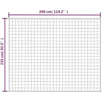 vidaXL Couverture lestée Bleu 235x290 cm 11 kg Tissu