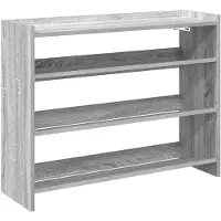 vidaXL Étagère à chaussures sonoma gris 80x25x62 cm bois d'ingénierie