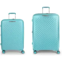 Gabol Ensemble de bagages 'Queens' bleu ciel