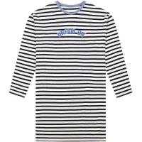 Schiesser Chemise de nuit 'Nightwear 1' bleu clair / noir / blanc