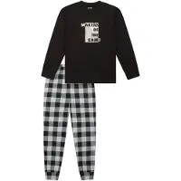 Schiesser Pyjama ' Nightwear ' noir