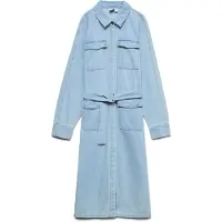 Vero Moda Robe 'VMLINEA' bleu clair