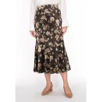Usha Jupe marron / mélange de couleurs