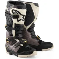Alpinestars Tech 7 Enduro Drystar, bottes imperméables ,Noir/Noir/Gris ,11 US