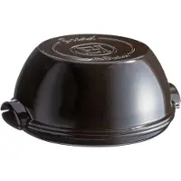 Emile Henry EH795507 Modern Bread Cloche Brotglocke, Keramik, anthrazit