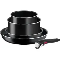 Tefal Ingenio Easy Cook & Clean, Poêle + casserole, Noir