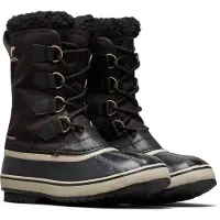 Sorel Bottes de neige imperméables pour hommes, modèle 1964 Pac en nylon, couleur noire, finition "Ancient Fossil"