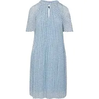 Comma Robe bleu / bleu foncé / blanc