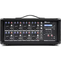 Power Dynamics PDM-C805A Table de mixage 8 canaux +ampli USB SD
