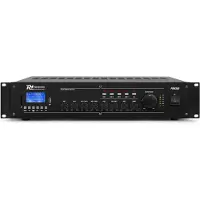 Power Dynamics Amplificateur Pro PRM360 Mélangeur 4 zones (Amplificateur), Amplificateur stéréo, Noir