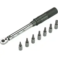 BBB Cycling Jeu de clés dynamométriques Delux 1/4" 2-24 Nm - mesure précise du couple...