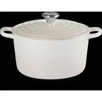 Le Creuset Cocotte haute SIGNATURE Meringue, Poêle + casserole, Beige