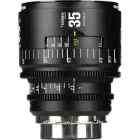 7artisans 35T21B-PL INF 35mm T2.1 INFINTE PL Mount (Black) (Arri PL, Plein format), Objectif, Noir