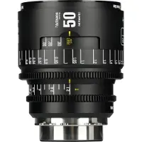 7artisans 50mm t2.1 Infinite PL (Arri PL, Plein format), Objectif, Noir