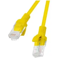 Lanberg Câble réseau rigide UTP de catégorie 6 jaune de