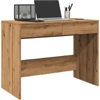 vidaXL Bureau Artisan-Chêne 101x50x76,5 cm Bois composite
