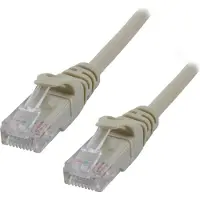 MCL Câble UTP6-1M, longueur 1 mètre, catégorie 6, U/UTP (UTP), connecteurs RJ-45, couleur gris
