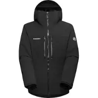 Mammut - Veste thermique de ski isolante et imperméable - Stoney HS Thermo Hooded Jacket Men Black pour Homme - Taille S - Noir