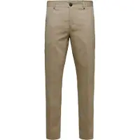 Selected Pantalon à plis 'SNHNeil' beige chiné