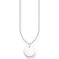 Thomas Sabo Chaîne avec Coin argent, (Argent 925, Argent Sterling, Argent sterling 925)