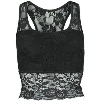 Forplay Top de - CECILIA - S - XXL - pour Femme - noir - Taille L