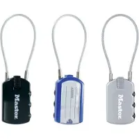 Masterlock Cadenas porte-adresse à combinaison programmable 30mm anse d.2xh.15mm