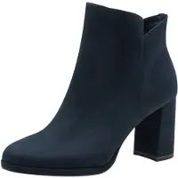 Tamaris Bottines pour femme, vegan et antidérapantes, avec fermeture à glissière 1-25362-45, pointure : 39 EU, couleur : bleu