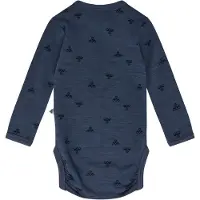 Hummel Mini Wool Long Sleeve Body Bleu 68 cm Garçon