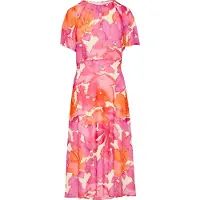 Comma Robe beige / orange / rose