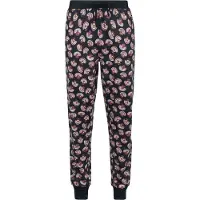 Alice im Wunderland Bas de pyjama Disney de - Cheshire Cat - We're All Mad Here - S - XXL - pour Femme - noir - Taille M