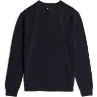 G-Star Pull Structure Ribbed Knit - Bleu foncé - Hommes