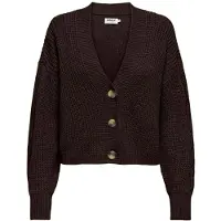 ONLY Cardigan 'ONLCarol' brun foncé