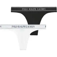 Ralph Lauren String 'Polo Essentials' noir / blanc