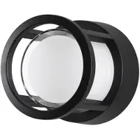 Nova Luce Applique murale design Agosto rond anthracite