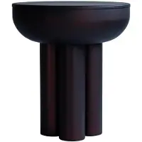 101 Copenhagen Crown Table - Table de Crown Burned Black | Tall