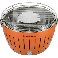 LotusGrill - Barbecue ORANGE avec piles et câble d'alimentation USB