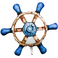 Gaby Oreiller Ship Helm