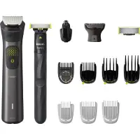 Philips Multigroom Serie 9000 14 in One Tondeuse à barbe Tondeuse à cheveux OneBlade 2x