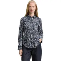 Tom Tailor 1047586 Long Sleeve Blouse Bleu 42 Femme