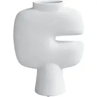 101 Copenhagen Tribal Vase Bone White | Medio
