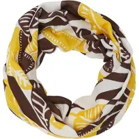 s.Oliver Écharpe tube beige clair / brun foncé / curry