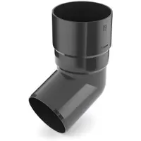 Bryza Coude de Gouttière Graphite 67,5° pour Système de Gouttière