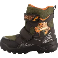 Lurchi Bottes de neige 'Kepa' beige foncé / kaki / olive / orange