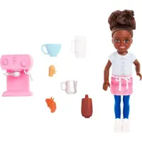Barbie Poupée Chelsea Career Barista Hkd95 Gtn86 Mattel