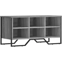 vidaXL Armoire à chaussures sonoma gris 90x38x45,5cm bois d'ingénierie